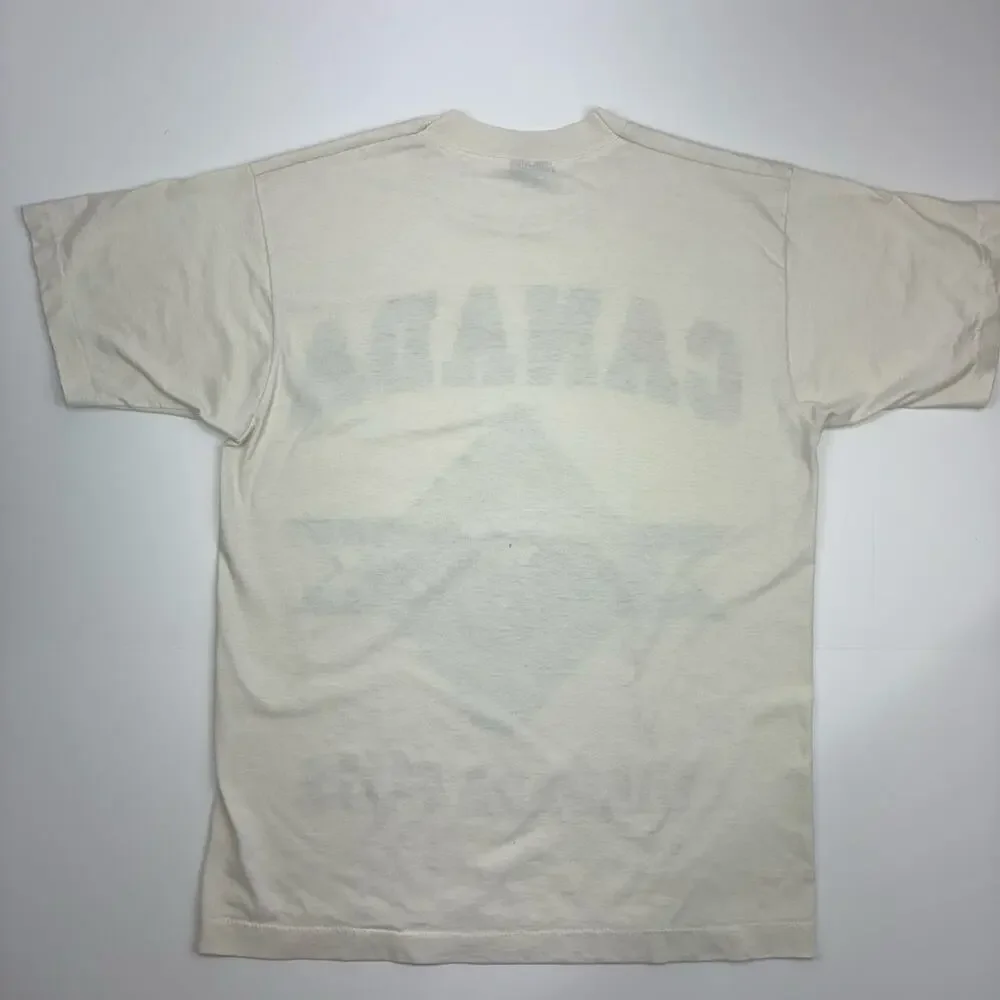 Vintage Canada Niagara Falls Graphic Tee Cream Single Stitch M - Picture 8 of 9